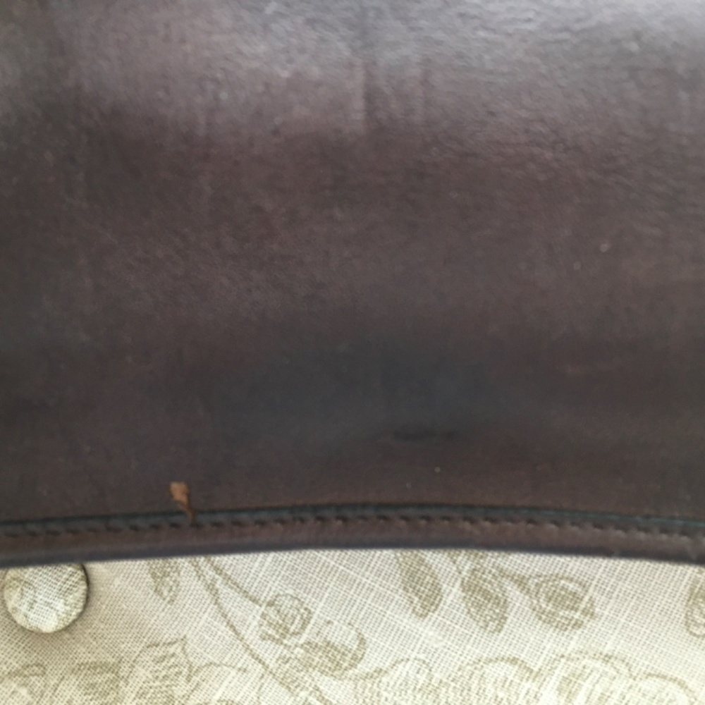 1970’s Vintage NYC Coach Mahogany Leather Clutch Bag - Picture 8 of 8